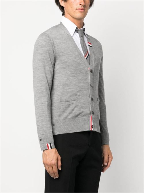 Wool cardigan THOM BROWNE | MKC489AY1014055